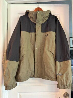 'Sorel' Military Green/Black Waterproof Hooded Jacket Mens XXL OmniTech Gorpcore